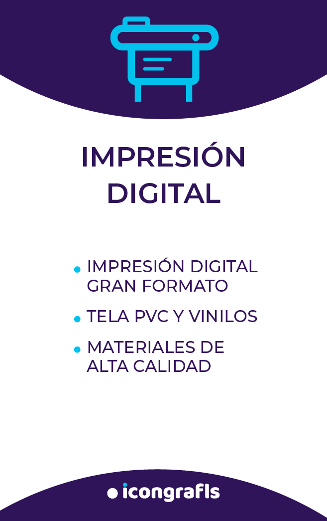 Impresión digital de icongraf